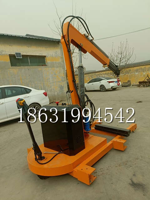 左权县自卸车厢随车吊 自制轮式四不像起重机 四驱平板吊 5吨 贵盛